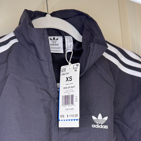 Adidas Black Jumpsuit with White Accents - Picture 2 of 7